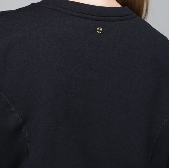 Lululemon black peblum top sweater - Picture 4 of 12